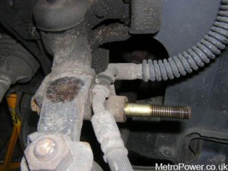 changing short bolt for longer one