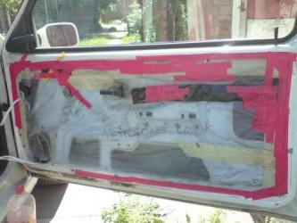rover metro door plastic sheeting