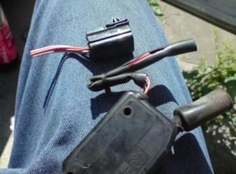 rover metro central locking motor with connector cut off