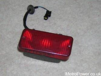 fog lamp fitted to mount