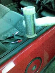 fitting new rubber seal for metro opening rear quarter windows