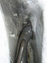 metro rear subframe rust spot