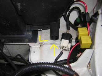metro blocked heater drain bung rust spot